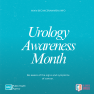 Illustrated graphic with added text 'Urology Awareness Month'