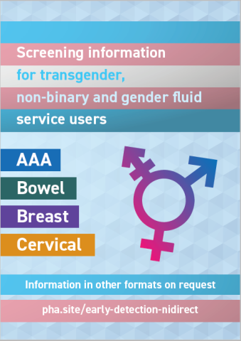 Screening information for transgender, non-binary and gender fluid