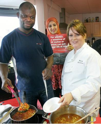 Healthy food demos cooking up a storm