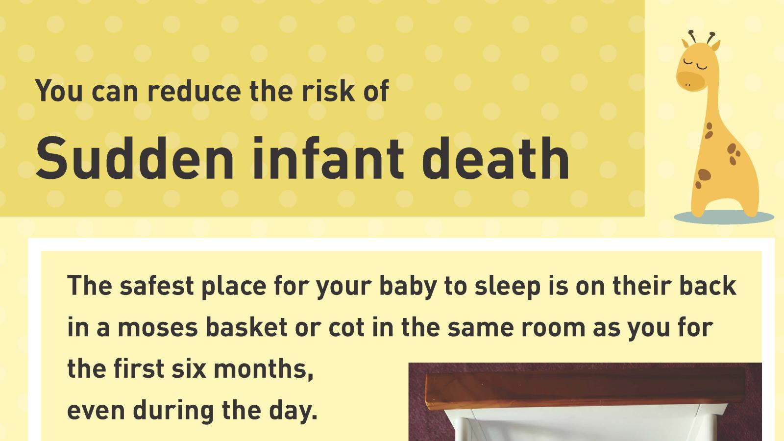 sudden infant death poster